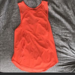 LuLu🍋 orange sculpt tank NWOT 🍋 size 4